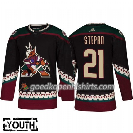 Arizona Coyotes Derek Stepan 21 Adidas 2018-2019 Alternate Authentic Shirt - Kinderen